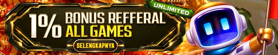 BONUS KOMISI REFFERAL 1%. ALL GAMES UNLIMITED